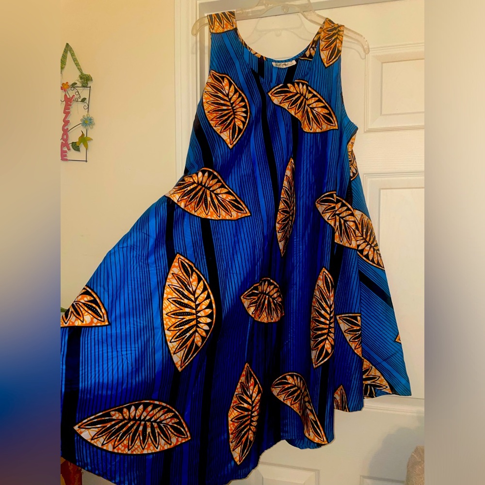 New African Print Dress